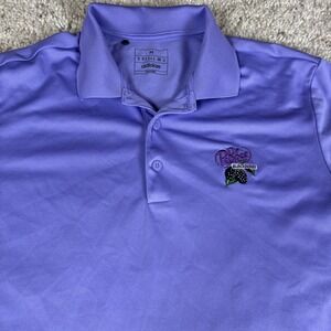 Adidas Dr Pepper Blackberry Men's Polo Purple Medium Reyes Bottling